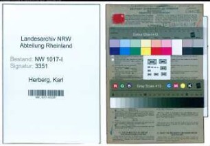 Entnazifizierung Karl Herberg , geb. 31.10.1903 (Schlosser)