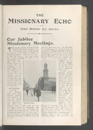 Our jubilee missionary meetings