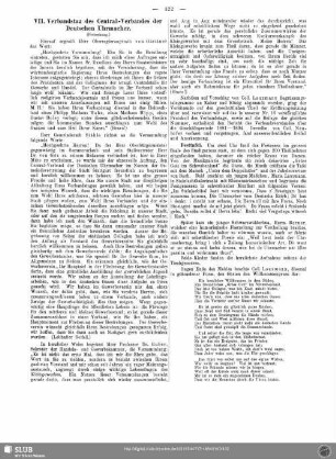 VII. Verbandstag des Central-Verbandes der Deutschen Uhrmacher (Fortsetzung)