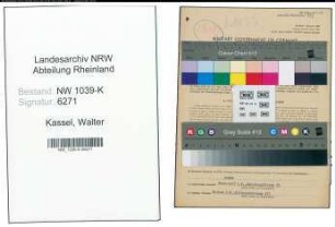 Entnazifizierung Walter Kassel , geb. 05.02.1903 (Ingenieur)