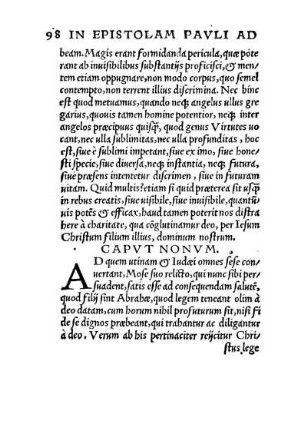Capvt Nonvm.