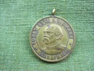 Jubiläums-Medaille: Fürst Otto v. Bismark 1885