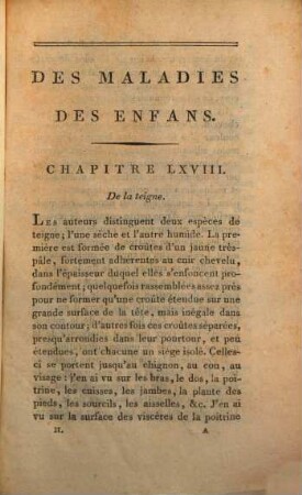 Des Maladies Des Enfans, Tome Second