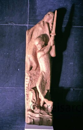 Ausstellung: Hommage à Marc Chagall: Skulptur "Perseus und Andromeda" von Otto Flath, 4. Juni 1987
