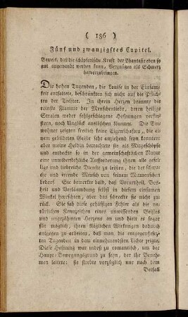 Fünf und zwanzigstes Capitel. - Neun und zwanzigstes Capitel.
