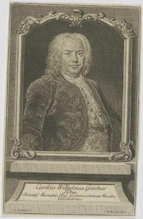 Bildnis des Carolus Wilhelmus Gaertner