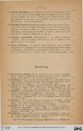 Nachtrag (Nr. 923 - 936)