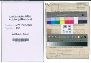 Entnazifizierung Anton Witthaut , geb. 07.11.1904 (Rechtsanwalt)