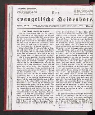 Nro. 3. März 1831
