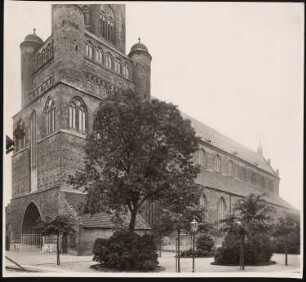 Nikolaikirche, Greifswald: Ansicht von Südwesten