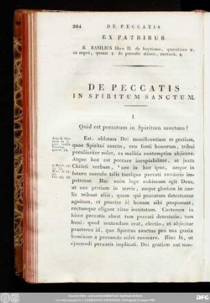 De Peccatis In Spiritum Sanctum.