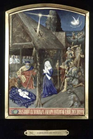 Stundenbuch des Etienne Chevalier — Die Geburt Christi