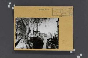Mühlendammschleuse. Berlin, Mitte, Rolandufer/Fischerinsel