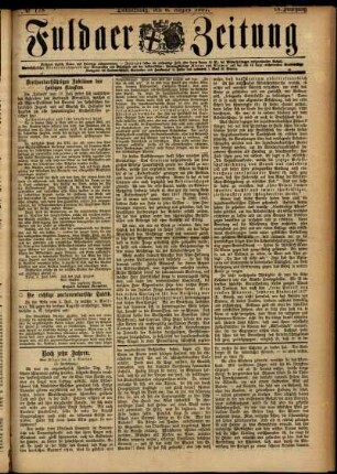 Ausgabe vom Donnerstag, den 06. August 1891.