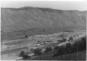 Staustufe Enkirch, Übersicht Baufeld