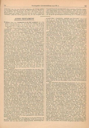 541-545 [Rezension] Bentzen, Aage, Introduction to the Old Testament