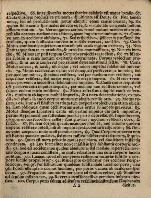 Positiones Physico-Mathematicæ