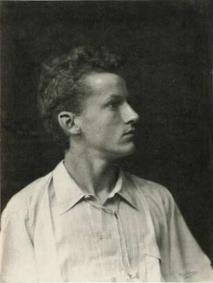 Studienkopf. Porträt seines Sohnes Robert