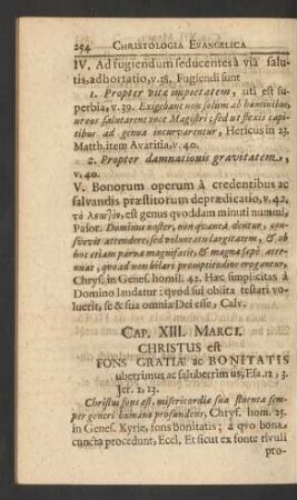 Cap. XIII. Marci. Christus est Fons Gratiae ac Bonitatis ...