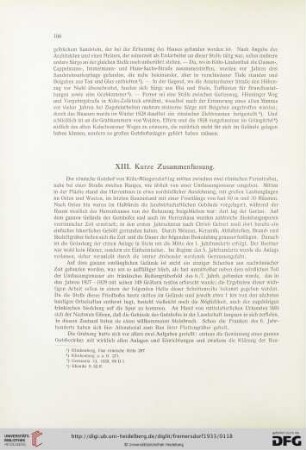 XIII. Kurze Zusammenfassung