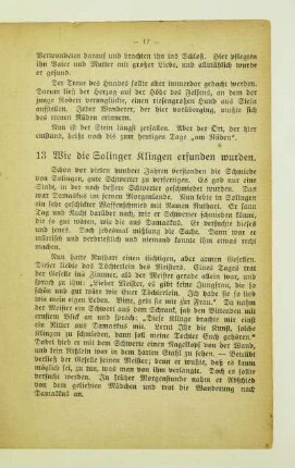 13 Wie die Solinger Klingen erfunden wurden