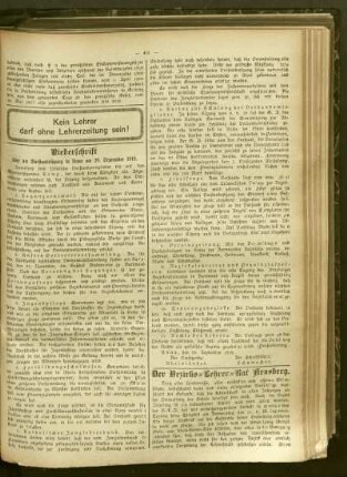 Niederschrift über die Vorstandssitzung in Unna am 20. September 1919