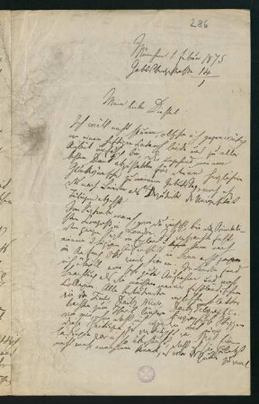 145-148, Brief vom 1. Februar 1875