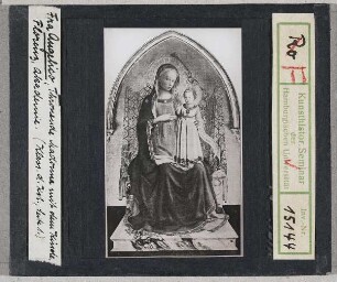 Fra Angelico: Thronende Madonna mit Kind. Florenz, Akademie