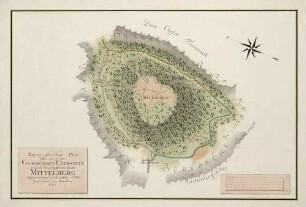 Topographischer Plan über das in der Gravschaft Eberstein liegende Herrschaffliche Guth Mittelberg