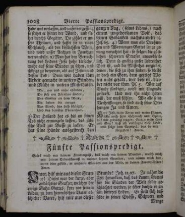 Fünfte Passionspredigt. - Siebende Passionspredigt.