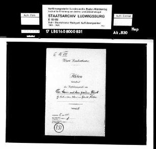 Der Mann mit dem grauen Glück. Ein Schauspiel von Helmut Huber