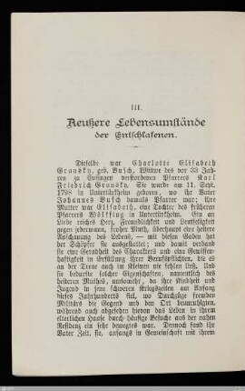 Lebensumstände