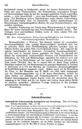 120-121, IV. Zeitschriftenschau