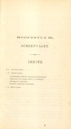 Hoofdstuk III. Scheepvaart