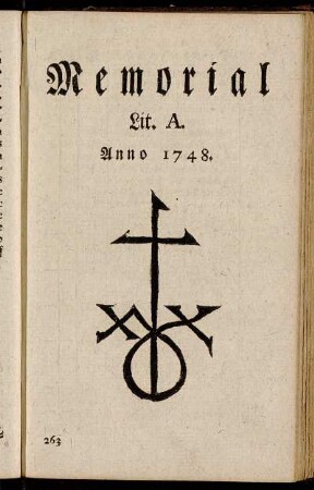 Memorial Lit. A. - Journal Lit. A.