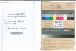 Entnazifizierung Erwin Gummersbach , geb. 05.03.1906 (Beamter)