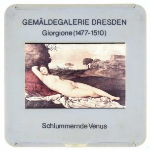 Giorgione, Schlafende Venus (Dresden GAM 185)