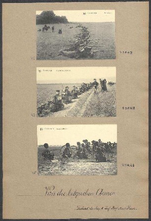 Fotopostkarten: En présence de l'ennemi