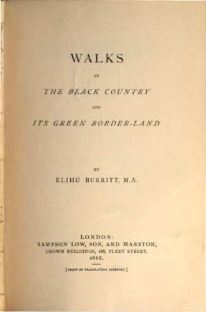 Walks in the Black Country and its Green Border-Land