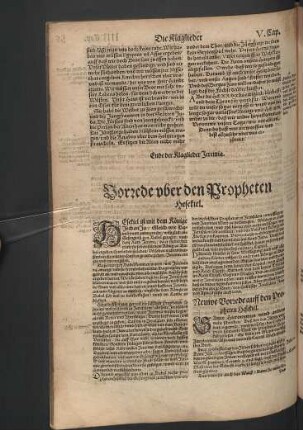 Der Prophet Hesekiel.