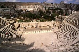 Amman, römisches Theater, Ruine