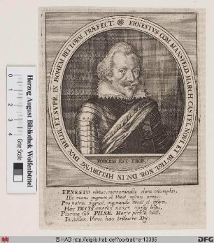 Bildnis (Peter) Ernst Mansfeld (II.) Graf von