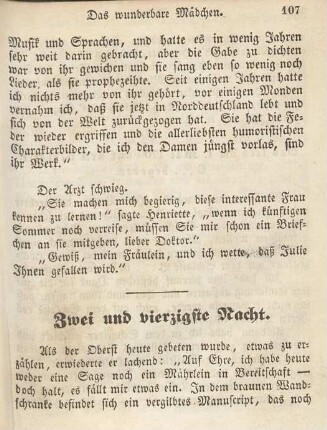 Zwei und vierzigste Nacht