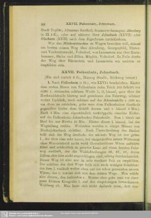 XXVII. Falkenhain, Johnsbach