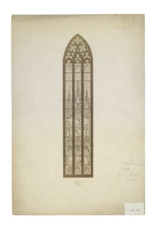 Münster.Langhaus Südseite. Himmelfahrtsfenster. 1878