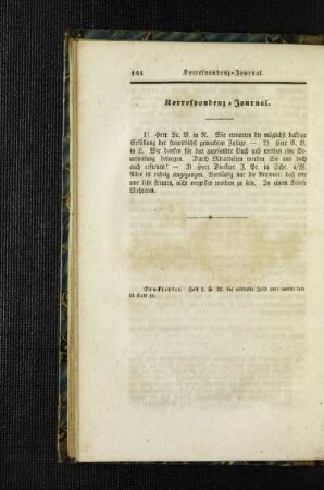 Korrespondenz-Journal