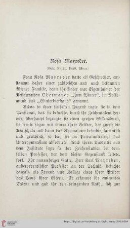 Rosa Mayreder
