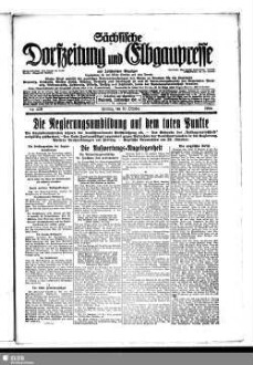 Sächsische Dorfzeitung und Elbgaupresse : mit Loschwitzer Anzeiger ; Tageszeitung für das östliche Dresden u. seine Vororte