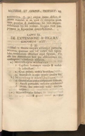 Caput IX. De Extensione & Figura Corporum Agit