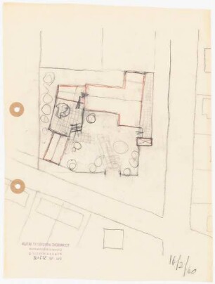 Evangelische Kirche, Gütersloh: Lageplan 1:500